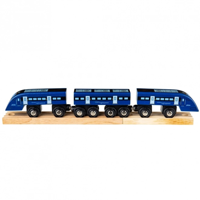 Highspeed-Zug aus Holz von Bigjigs Rail