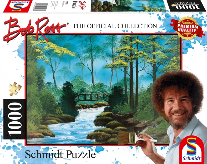 Bob Ross Puzzle - Einsame Brücke 1000 Teile