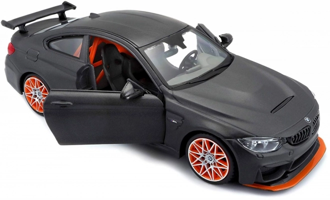 BMW M4 GTS Modellauto grau 1:24