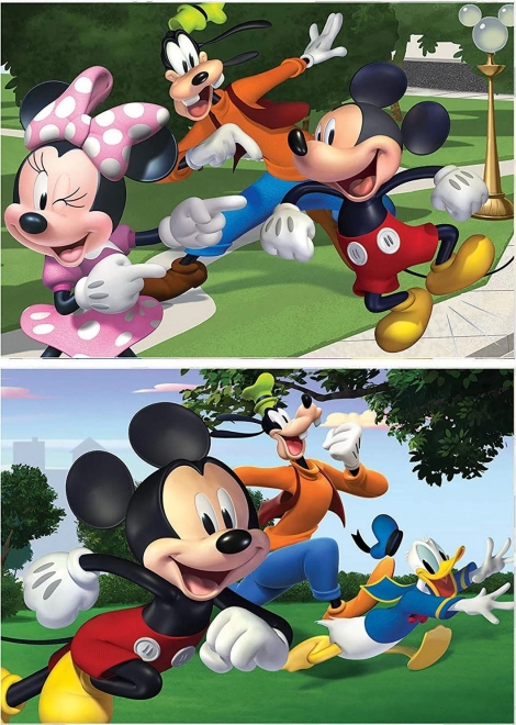 Puzzle Mickey und Freunde 2x48 Teile