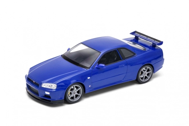 Nissan Skyline GT-R Modellauto Blau 1:24