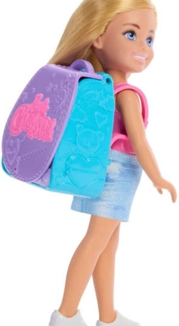 Puppe Barbie Chelsea mit Rucksack und Kätzchen