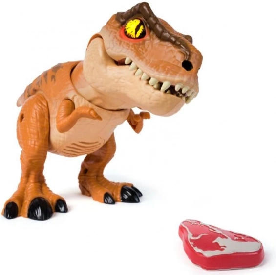Interaktiver T-Rex aus dem Ei schlüpfend