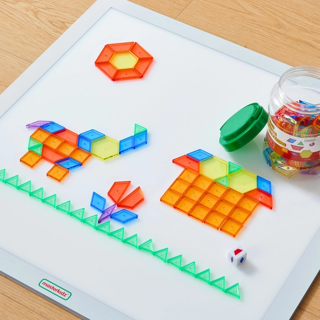 Masterkidz Panel LED Sensorikschrank Montessori Mosaik 140 Teile