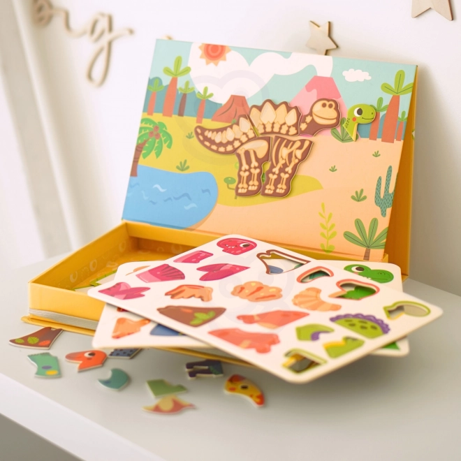 Magnetisches Puzzle Dinosaurier von Tooky Toy