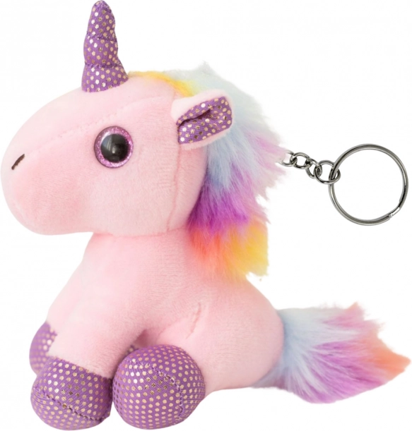 Plüsch Einhorn Anhänger rosa