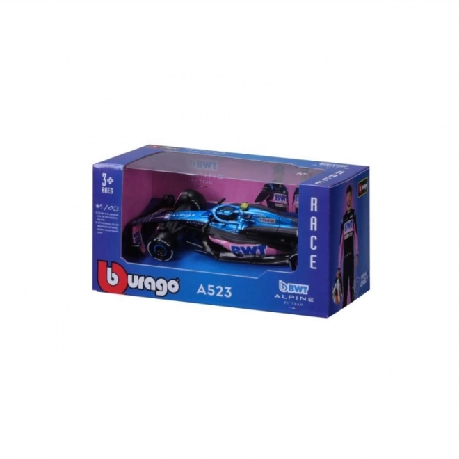 Bburago Formel 1 Auto - Alpine A523 Pierre Gasly