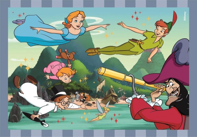 Puzzle Disney Klassiker 4-in-1