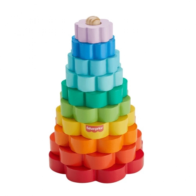 Fisher-Price Holzpyramide Bunte Blumen