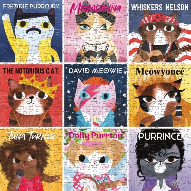 Musikpuzzle Katzen 500 Teile