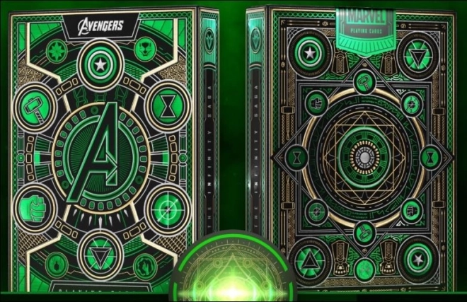 Avengers-Karten grünes Deck