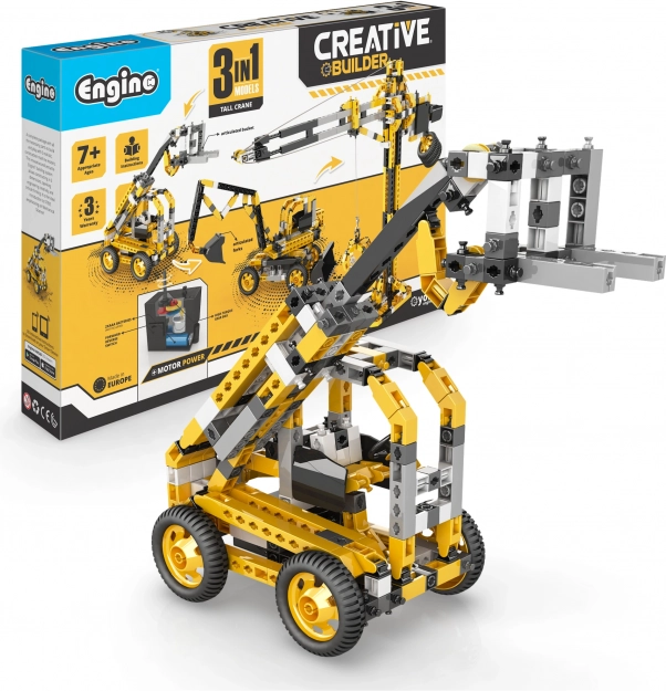 Engino Bausteine Creative Builder – Baumaschinen (3 in 1)