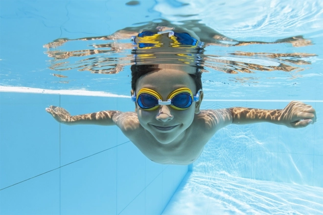 Schwimmbrille für Kinder Hydro-Swim Bestway Blau – blau