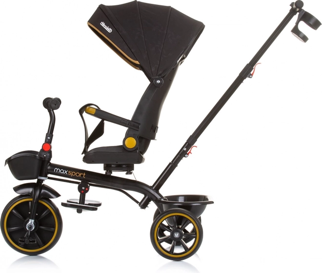 CHIPOLINO Dreirad mit Verdeck Max Sport 2in1 – Obsidian