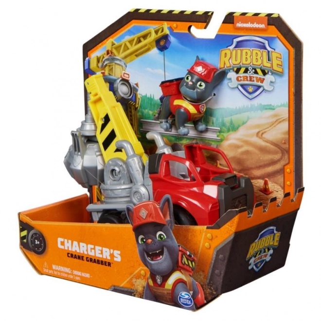 Paw Patrol Rubble Fahrzeug mit Kran