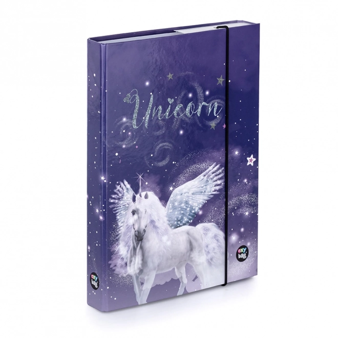 Box für Hefte A5 Einhorn-Pegasus