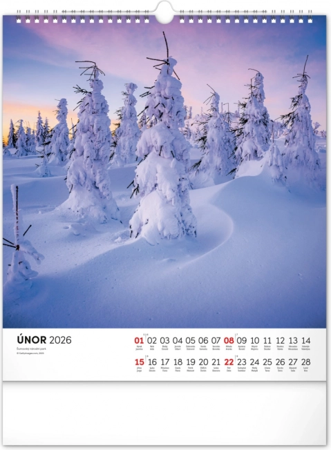 Wandkalender Böhmerwald 2026