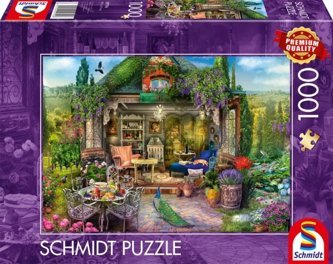 Puzzle Garten zwischen den Weinbergen 1000 Teile