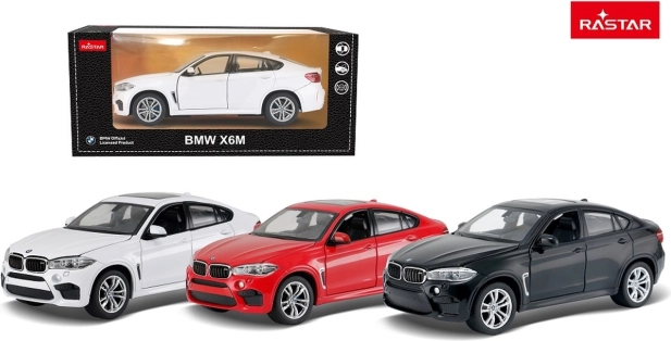 Metallmodell 1:24 BMW X6 M schwarz RASTAR