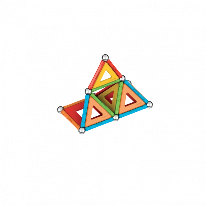 Magnetisches Konstruktionsset Supercolor Recycled 52 Teile von GEOMAG