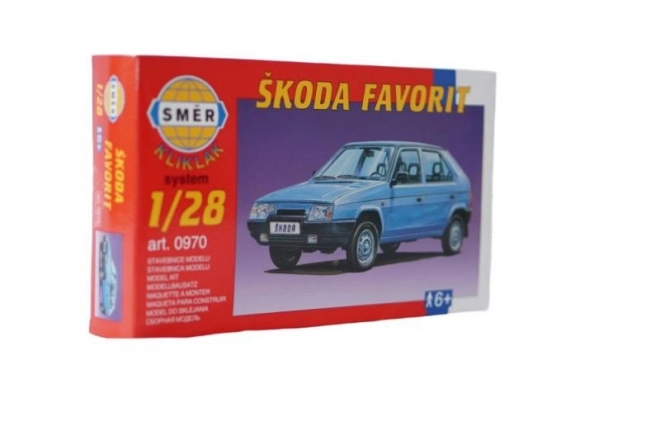 Škoda Favorit Modellauto Bausatz