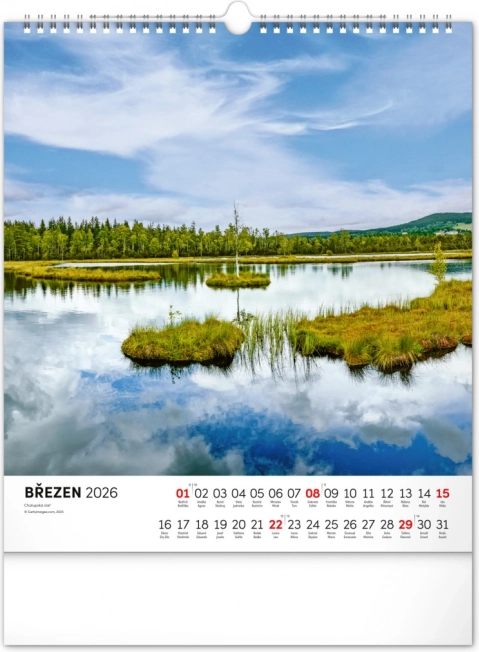 Wandkalender Böhmerwald 2026