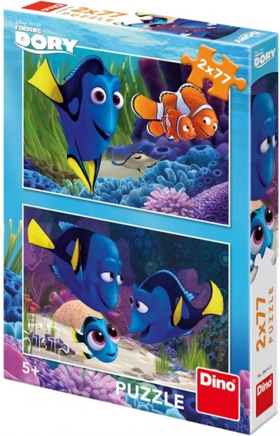 Zwei Puzzles mit je 77 Teilen