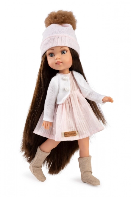 Realistische Puppe Penelope mit Ganzkörper Vinyl 34 cm