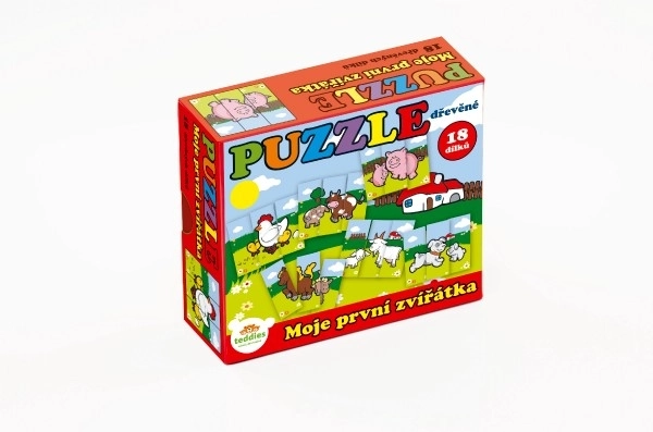 Holzpuzzle Meine ersten Tiere für Kleinkinder