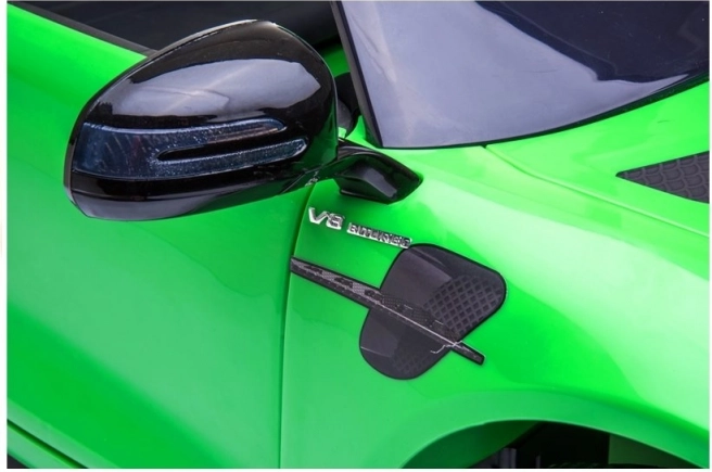 Mercedes GTR grünes Kinder Elektroauto