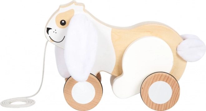Holz-Ziehspielzeug Hase mit raschelnden Ohren von Small Foot
