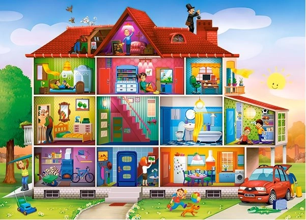 Puzzle 120 Teile House Life