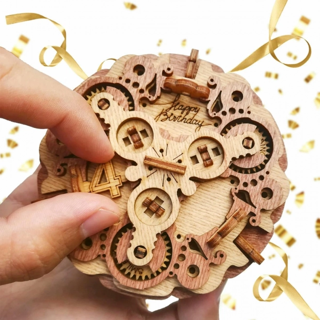 Originelle Geschenkverpackung mit Rätsel