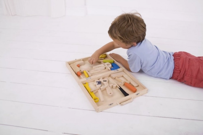 Bigjigs Toys Holz-Werkzeugkoffer