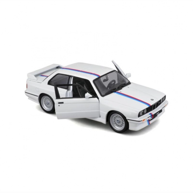 Bburago BMW 3er Serie M3 1988 Weiß Modellauto