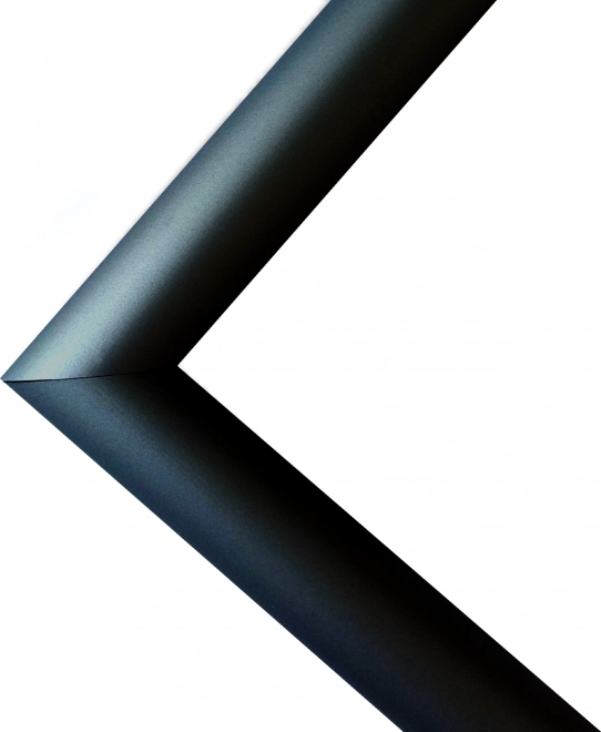 Schwarzer Plastikrahmen A4