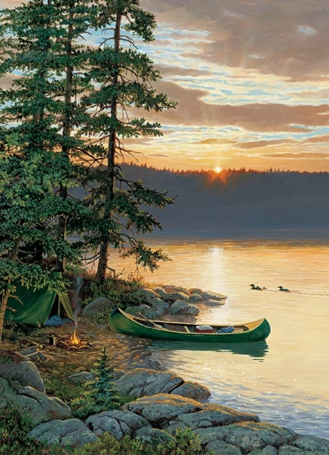 Puzzle Lake Kánoí 500 Stücke von Cobble Hill