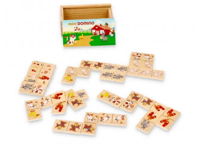 Mini Domino Tiere mit Box