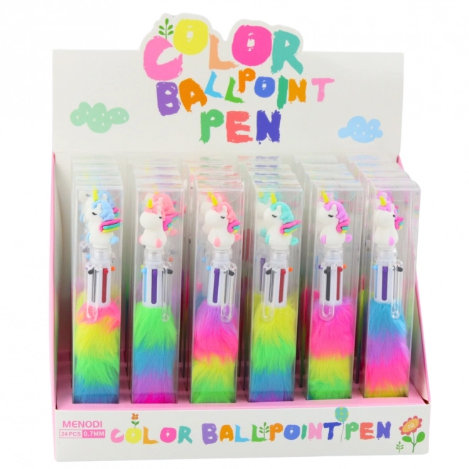 Regenbogen-Einhorn - Schul-Multicolor-Stift