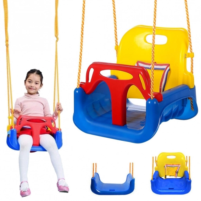 Kinderschaukel 3 in 1 blau