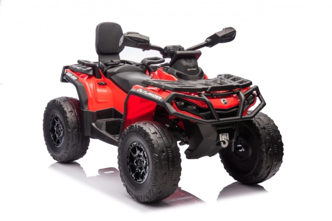 Elektrischer Quad Can Am Outlander Rot mit Fernbedienung