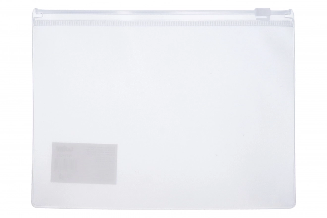 Transparente Zip-Mappe 33x24 cm