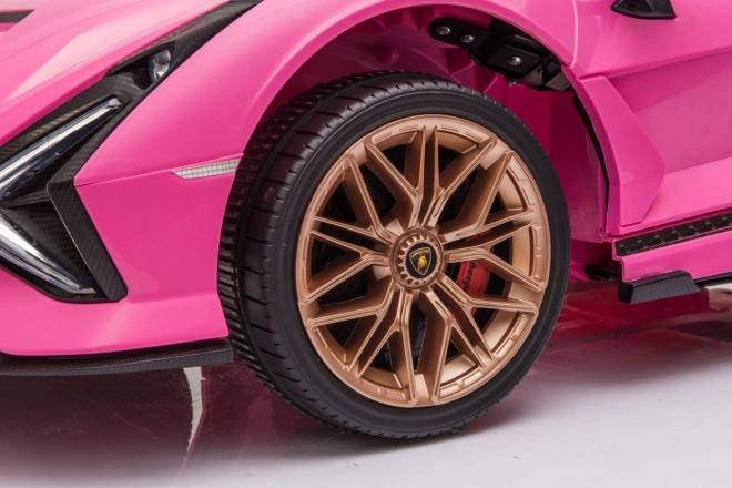 Lamborghini SIAN Kinderauto mit Batterie und Fernbedienung – Rosa