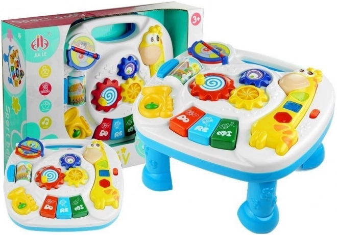 Multifunktioneller Lernspieltisch mit Giraffe 2 in 1