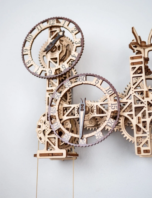 Steampunk Wanduhr 3D Puzzle von WOODEN CITY