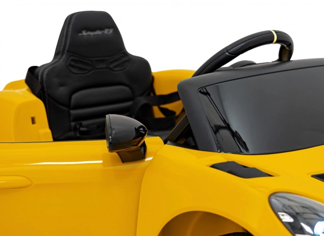 Kinder Elektroauto Porsche 718 lackiert – Gelb