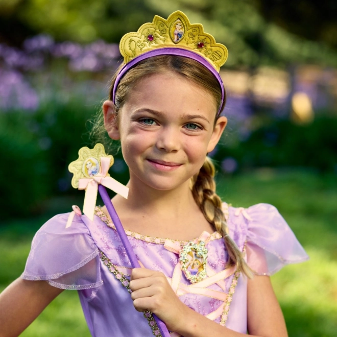 Zauberhafte Rapunzel Zauberstab und Diadem Set