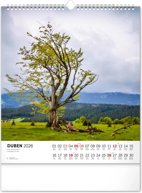 Wandkalender Böhmerwald 2026