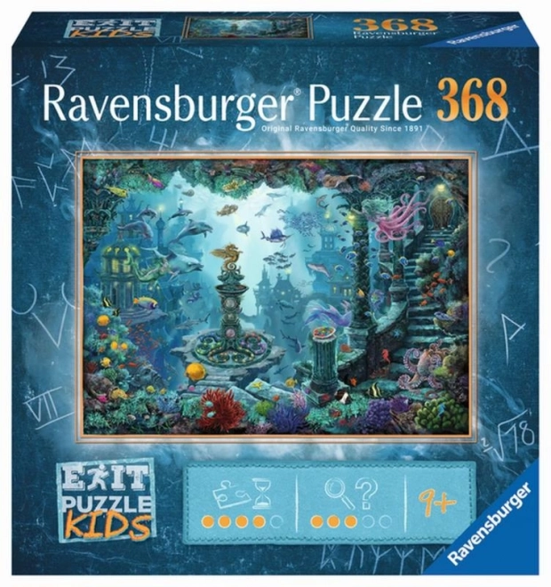 Exit KIDS Puzzle: Die versunkene Atlantis 368 Teile