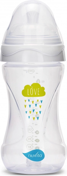 Fläschchen 250 ml, Transparentweiß